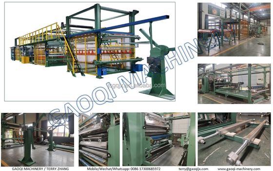 15000 KG Máquina automática de laminado de llama de estilo alemán 3 en 1 para asiento de coche