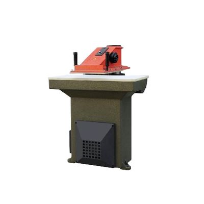 Máquina de corte de cuero de tamaño pequeño con brazo giratorio con clicker de prensa con capacidad de peso de 750 kg