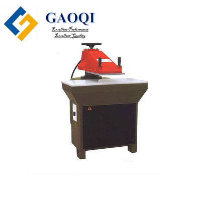 0.75KW Máquina de corte de correa de cuero de brazo giratorio hidráulico para planta de fabricación