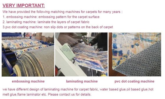 Corte y grabado 2 en 1 máquina automática para la fabricación de alfombras método de prensa térmica