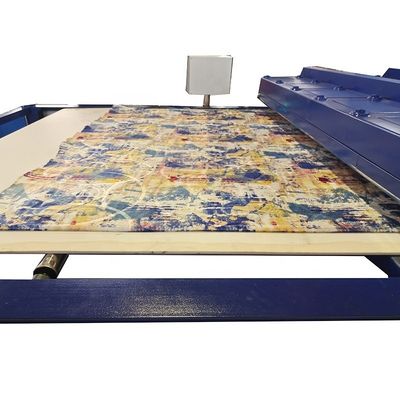 Línea de producción automática de alfombras laminadas con función de corte y grabado