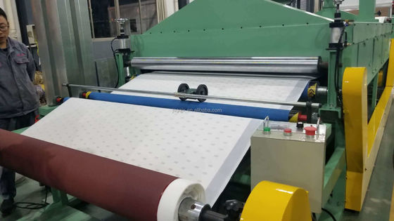 Después de servicio Apoyo en línea Maquina de laminado de papel de arena abrasiva y tejido de lana