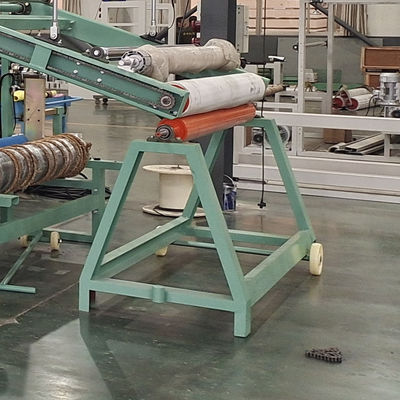 Un marco de tipo para laminar la máquina, enrollar el tejido y rodar el producto en una máquina
