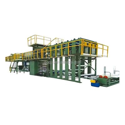 15000mm*2450mm*3800mm Máquina de laminación por llama para el proceso de laminación por llama de corduroy