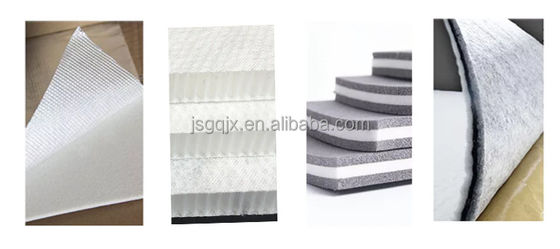 Máquina de laminado de tejido de cama plana para paneles compuestos de panal de abejorro de aluminio