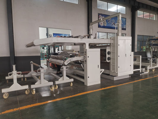 Planta de fabricación GAOQI película sin disolventes pegamento de tejido PUR máquina de laminado de fundición en caliente