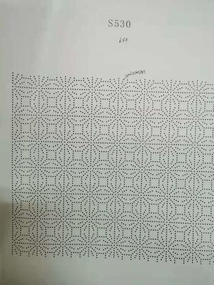 7000 Alfombra antideslizante de espalda de gota de rocío de revestimiento de pantalla de punto moldeado con edring