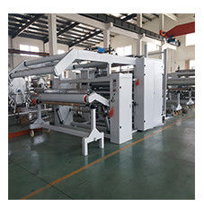 Máquina de laminado de película de pegamento de fusión en caliente para cortinas de 3400 mm de control PLC multifuncional