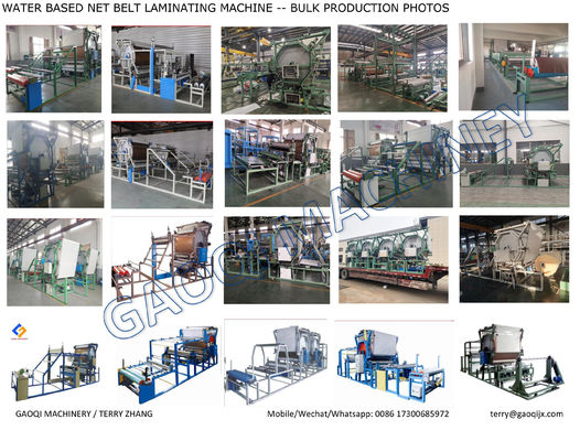 Máquina de laminación de tejidos no tejidos con pegamento a base de agua y estiramiento de placas de aguja
