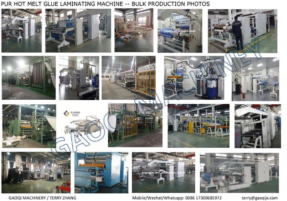 PUR Máquina de laminado de pegamento de fusión en caliente La solución perfecta para la fabricación de alfombras personalizadas
