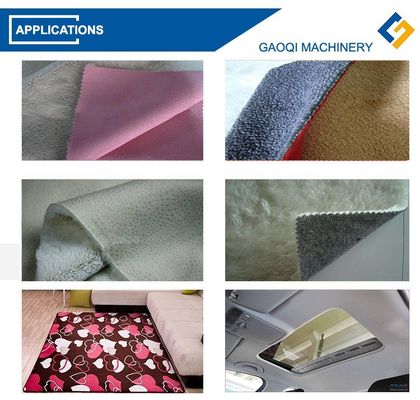 Laminador automático de base de agua de 380V personalizable para la máquina de fabricación de alfombras