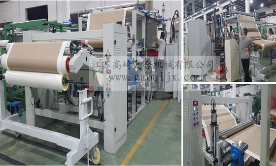Laminador de pegamento de TPU/PE/PTFE de fusión en caliente de 1600 mm para laminación sin disolventes sin disolventes