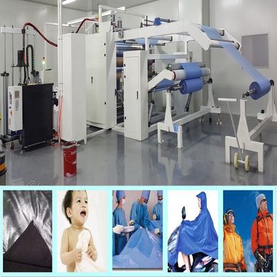 Máquina profesional de laminado de pegamento de fusión en caliente PUR REACTIVE para ropa