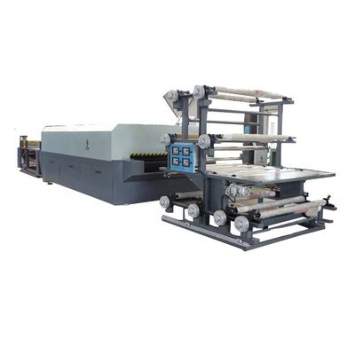 Presión en caliente de tejido de panal de miel no tejido máquina de laminación de tejido textil de curado inmediato