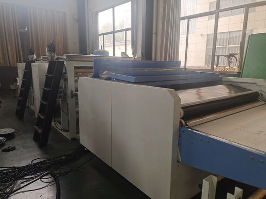 Presión en caliente de tejido de panal de miel no tejido máquina de laminación de tejido textil de curado inmediato