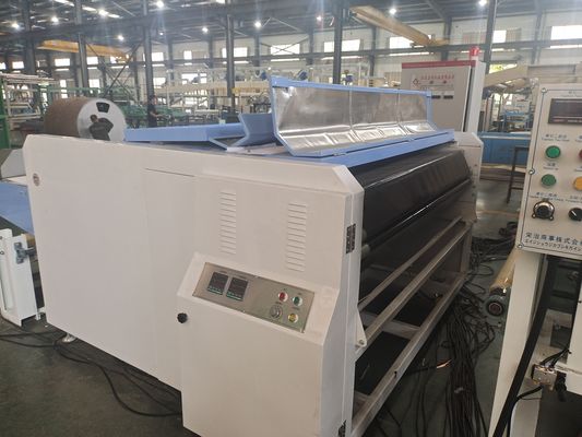 Presión en caliente de tejido de panal de miel no tejido máquina de laminación de tejido textil de curado inmediato