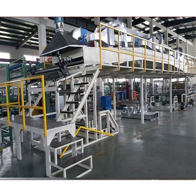 18500mm*3000mm*4550mm Máquina de laminado de películas BOPP PET para ropa con pegamento a base de agua