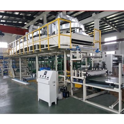 18500mm*3000mm*4550mm Máquina de laminado de películas BOPP PET para ropa con pegamento a base de agua