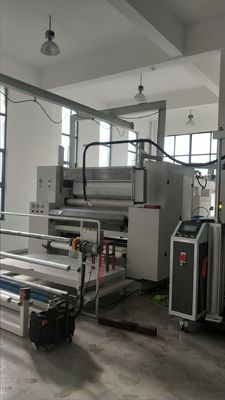 5-30 m/min Velocidad de película de tejido PUR Máquina de laminación de fusión en caliente para la producción a gran escala