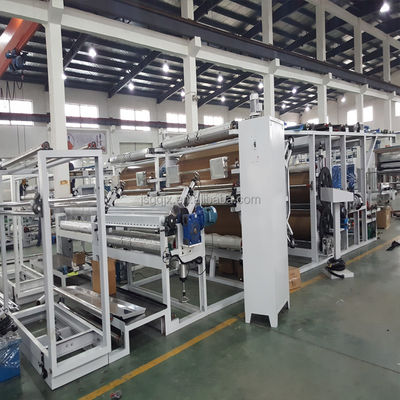 1200-2200mm ancho máximo de tejido a película de espuma máquina de laminación con material base de espuma