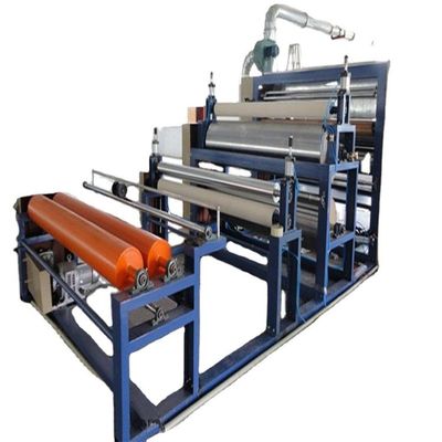 Máquina de laminación de llamas de tres en uno para productos no tejidos y cuero artificial