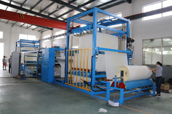 Máquina de laminación de llamas de tres en uno para productos no tejidos y cuero artificial