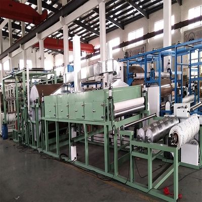 Papel de arena abrasivo para tela / Laminado de lana máquina de producción de línea